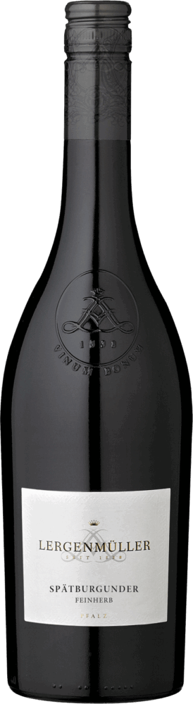Lergenmüller Spätburgunder QbA Feinherb 2022  0.75 L Flasche