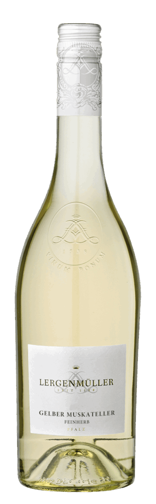 Lergenmüller Gelber Muskateller Qba Feinherb 2025  0.75 L Flasche