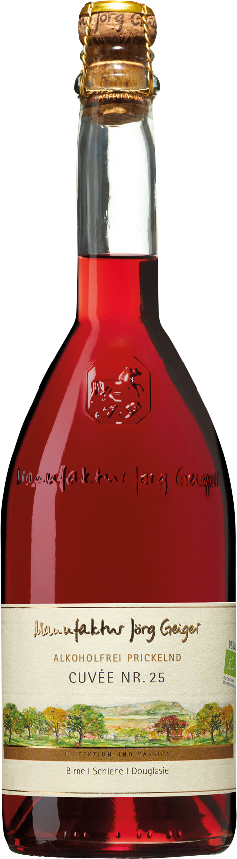 Manufaktur Jörg Geiger Prisecco Bio Cuvée Nr 25 alkoholfrei NV  0.75 L Flasche