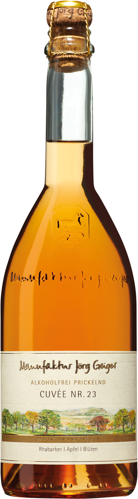 Manufaktur Jörg Geiger Prisecco Cuvée Nr. 23 (Rhabarber / Apfel / Blüten) NV  0.75 L Flasche
