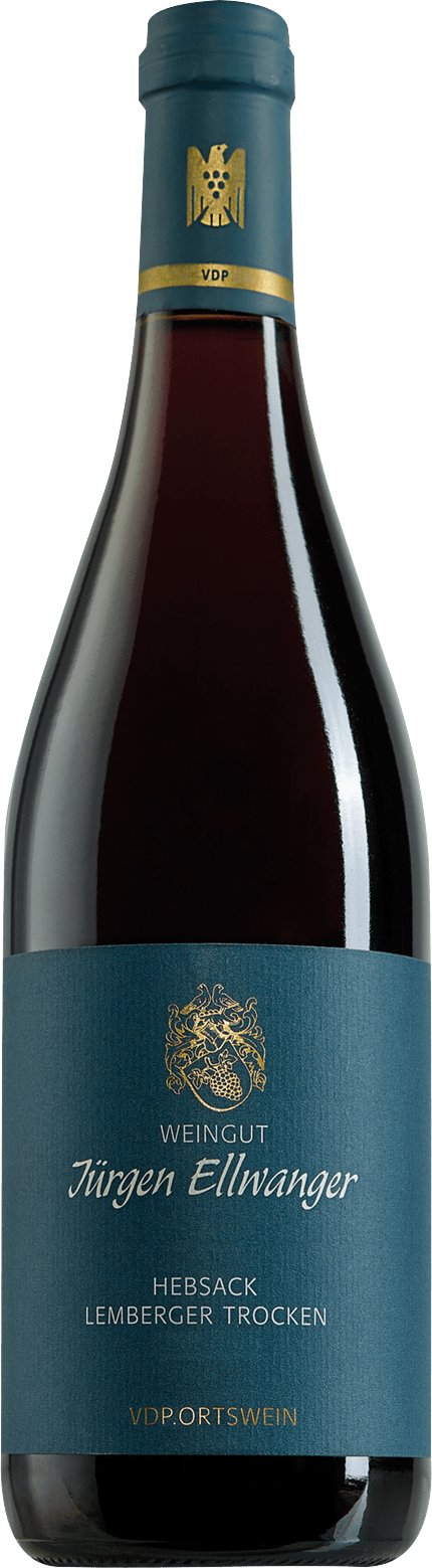 Jürgen Ellwanger Hebsacker Lemberger Qualitätswein Trocken 2023  0.75 L Flasche