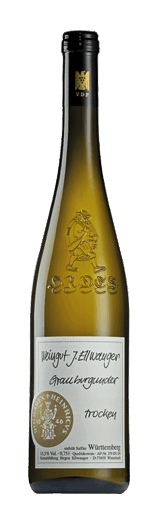 Jürgen Ellwanger Grauburgunder Qualitätswein Trocken Hades 2023  0.75 L Flasche