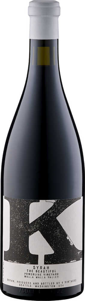 K Vintners The Beautiful Syrah 2018  0.75 L Flasche