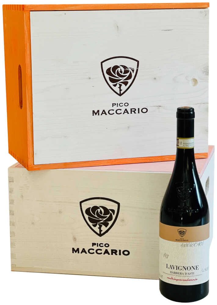 Pico Maccario 6Er Hk Lavignone In Umkarton Barbera DAsti Docg 2022  4.5 L Réhoboam