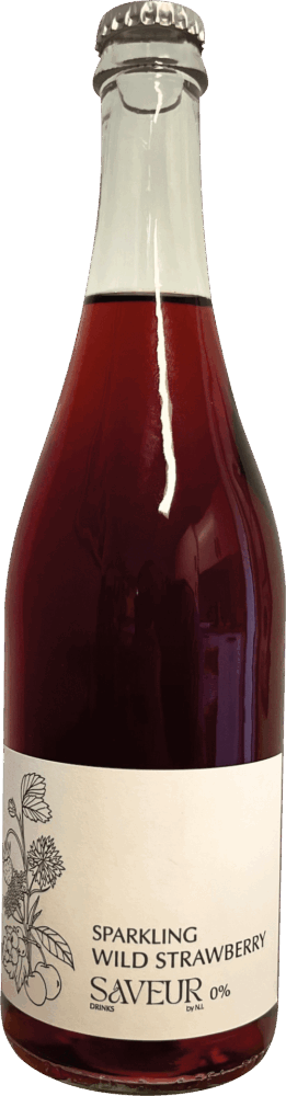 Saveur Drinks Sparkling Wild Strawberry NV  0.75 L Flasche