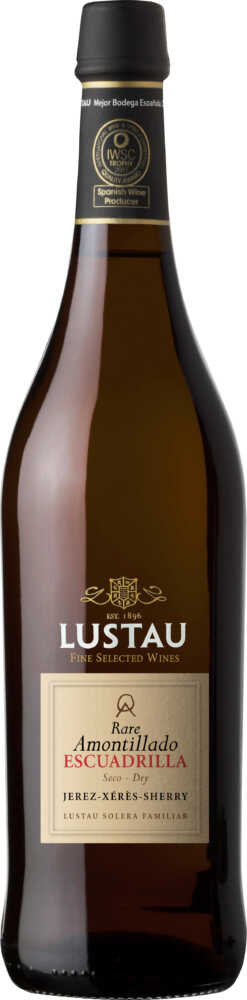 Emilio Lustau Rare Amontillado Sherry Solera Reserva Escuadrilla NV  0.75 L Flasche
