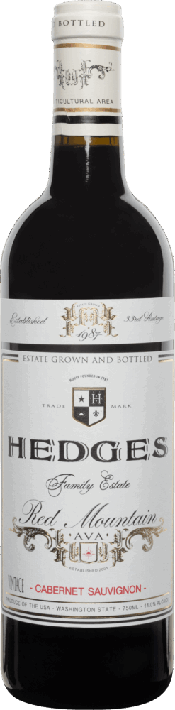 Hedges Family Estate Red Mountain Cabernet Sauvignon 2019  0.75 L Flasche
