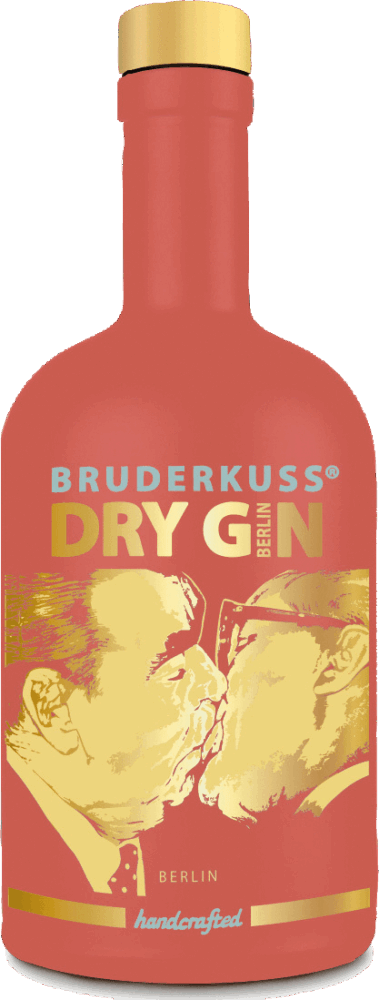 Bruderkuss Gin Rare Collectors Edition Pantone Coral NV  0.5 L Flasche