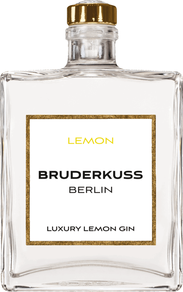 Bruderkuss Gin Luxury Lemon Destillerie Thomas Sippel NV  0.5 L Flasche