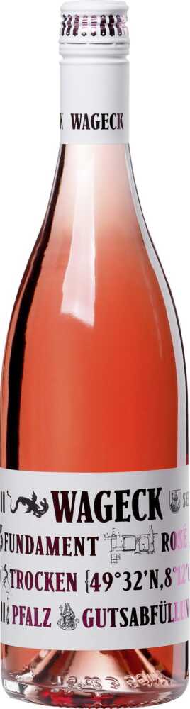 Weingut Wageck Pfaffmann 27%,3%,33%,37% Rosé Fundament Trocken Qw Trocken 2024  0.75 L Flasche