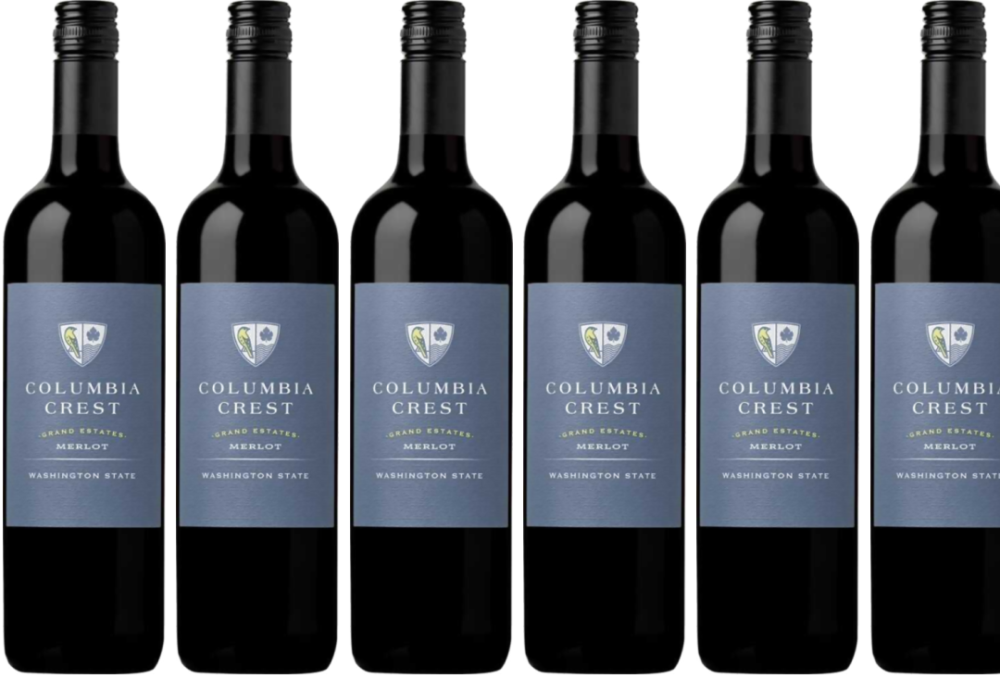Columbia Crest 6-er Vorteils-Weinpaket – Grand Estates Merlot 6 Flaschen á 0,75L