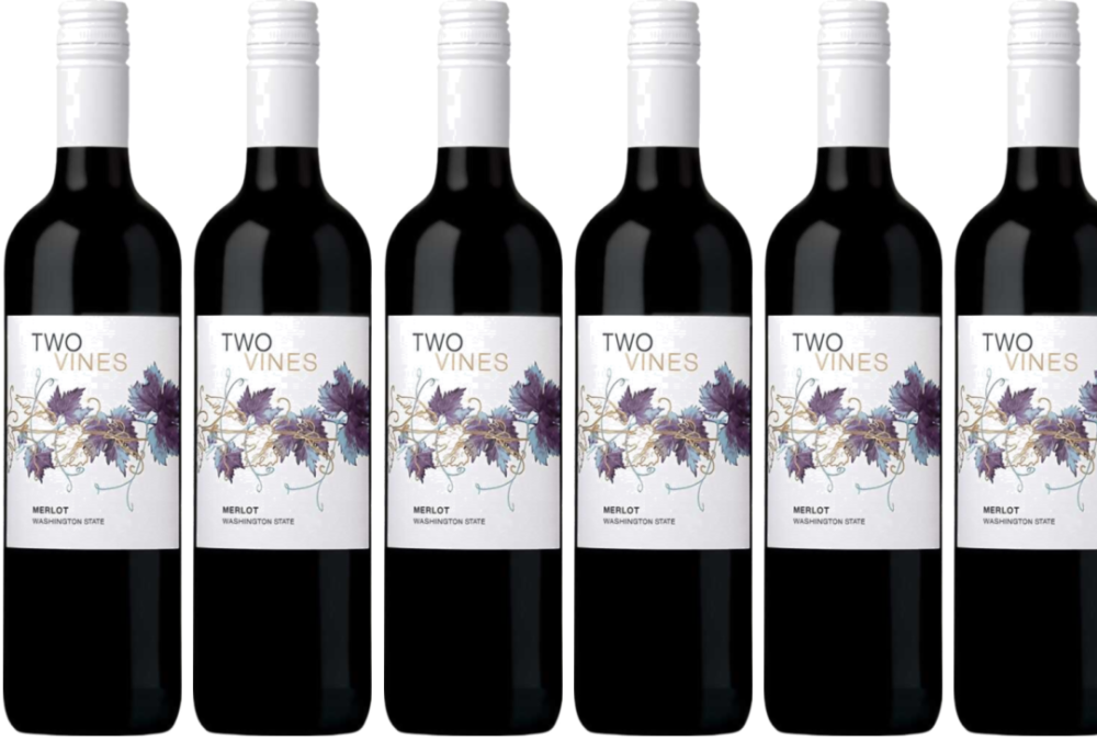 6-er Vorteils-Weinpaket – Two Vines Merlot