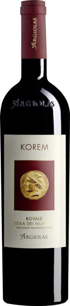 Argiolas Korem Igt Isola Dei Nuraghi Bovale 2023  0.75 L Flasche