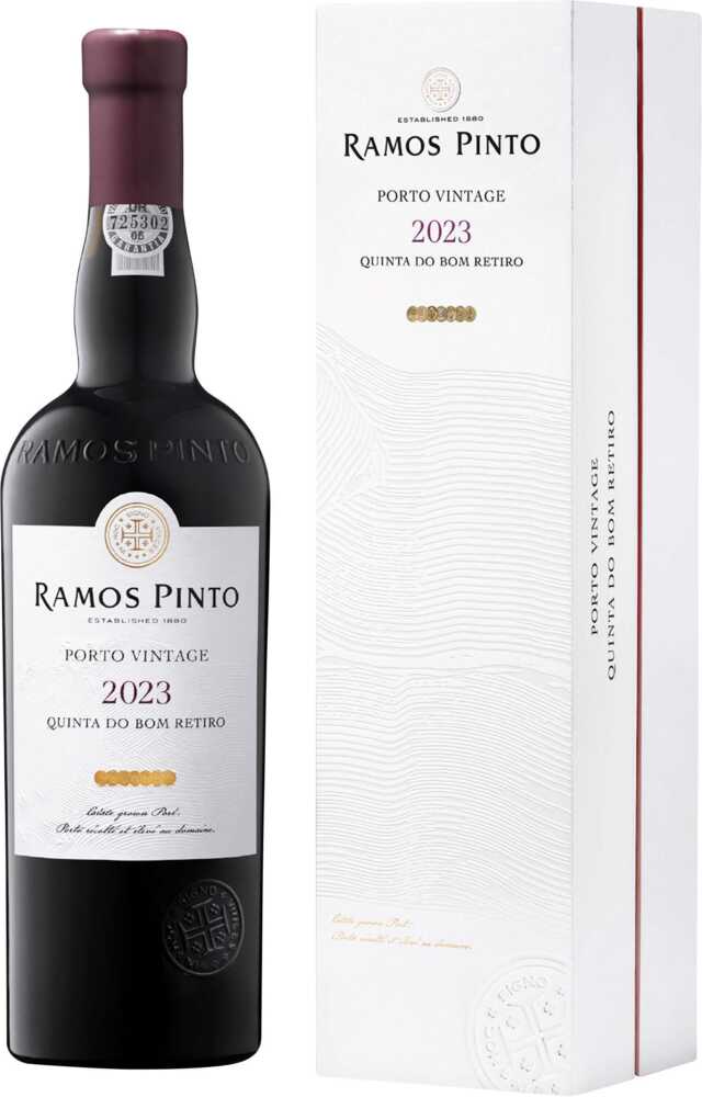 Ramos Pinto Vintage Port Quinta Bom Retiro Einzeln In Schmuckschatulle 2023  0.75 L Flasche