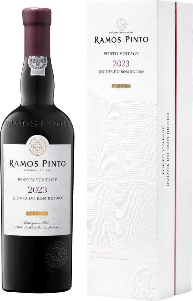 Ramos Pinto Vintage Port Quinta Do Bom Retiro 19 5% Einzeln In Schmuckschatulle 2023  0.75 L Flasche
