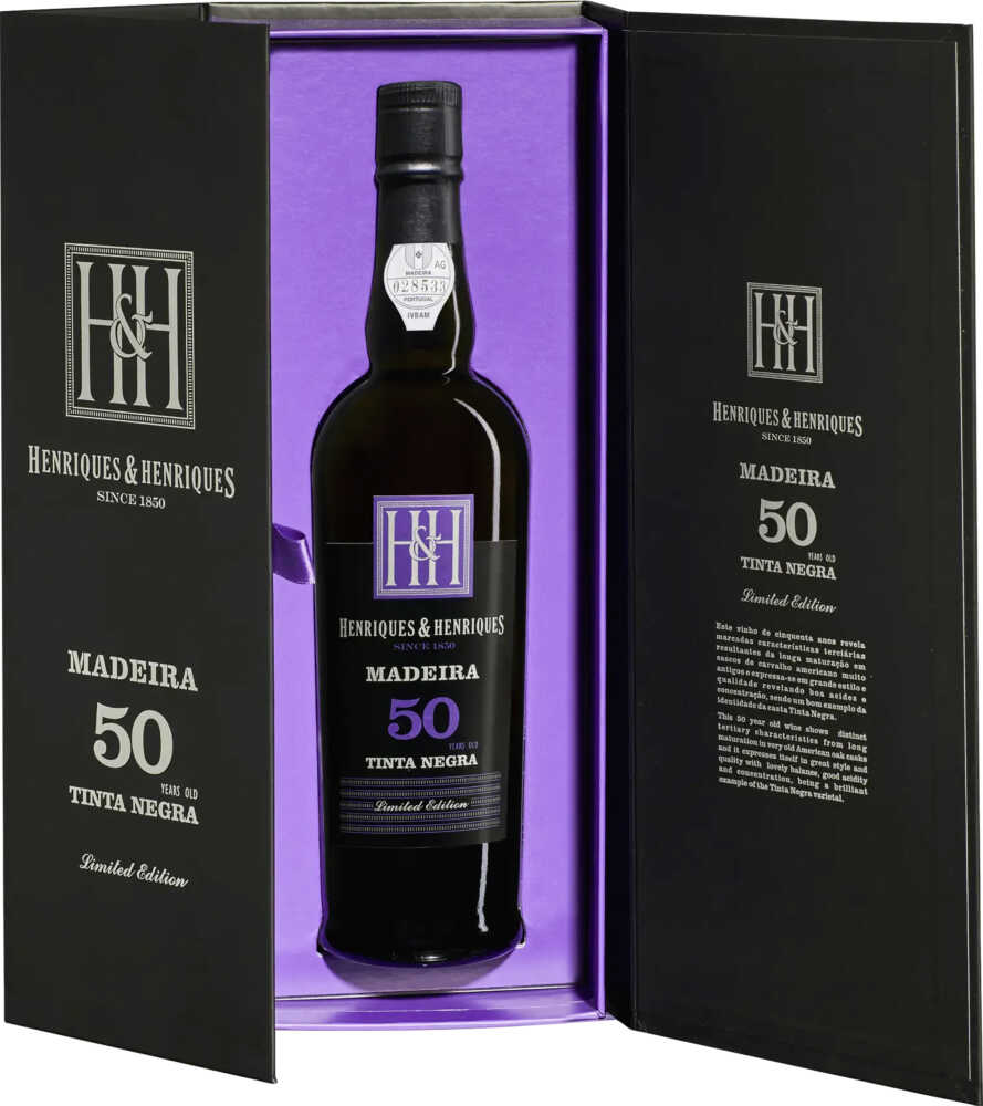 Henriques & Henriques Tinta Negra 50 Years Old NV  0.5 L Flasche