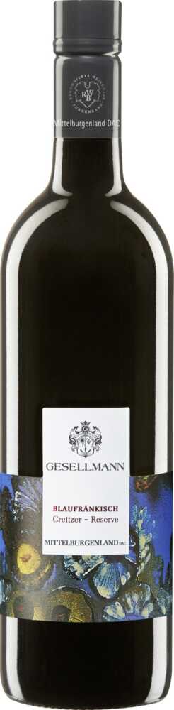 Weingut Gesellmann Blaufränkisch Creitzer Reserve Dac Burgenland 2023  0.75 L Flasche