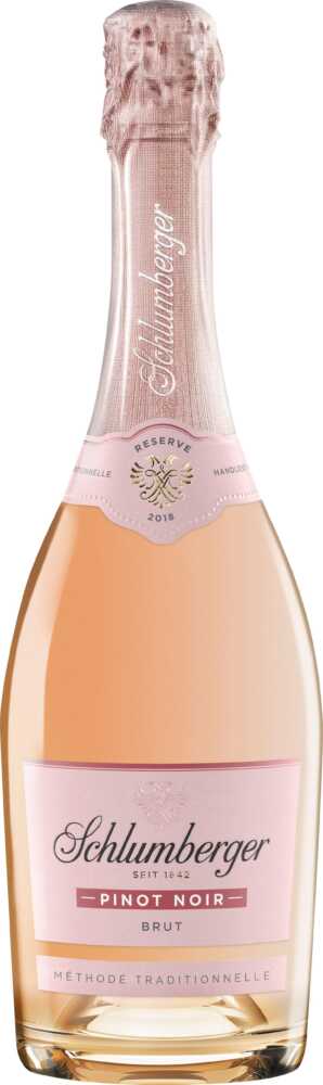 Schlumberger Sektkellerei Pinot Noir Brut Reserve Méthode Traditionnelle 2018  0.75 L Flasche