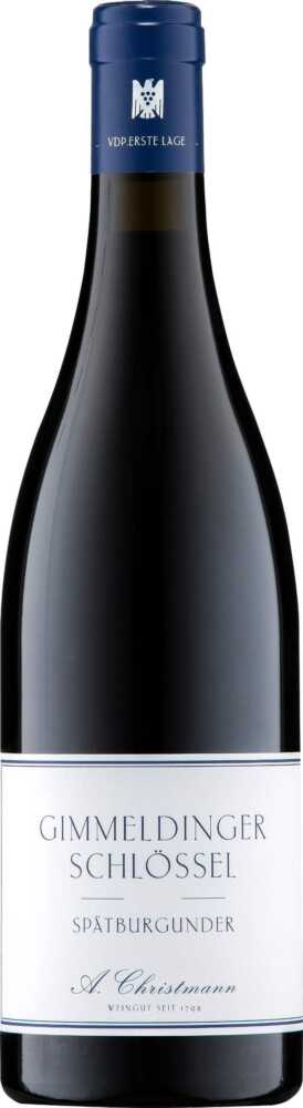 Weingut A. Christmann Gimmeldinger Schlössel Spätburgunder Qw Pfalz Vdp.Erstesgewächs 2023  0.75 L Flasche