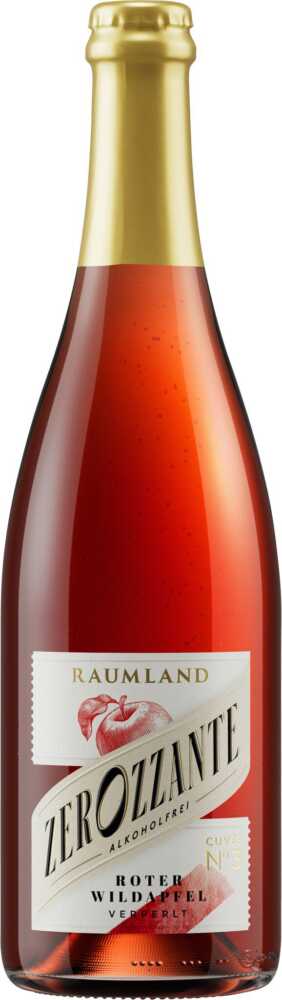 Raumland Zerozzante  No 3 Fruchtsecco Rotfleischige Äpfel NV  0.75 L Flasche