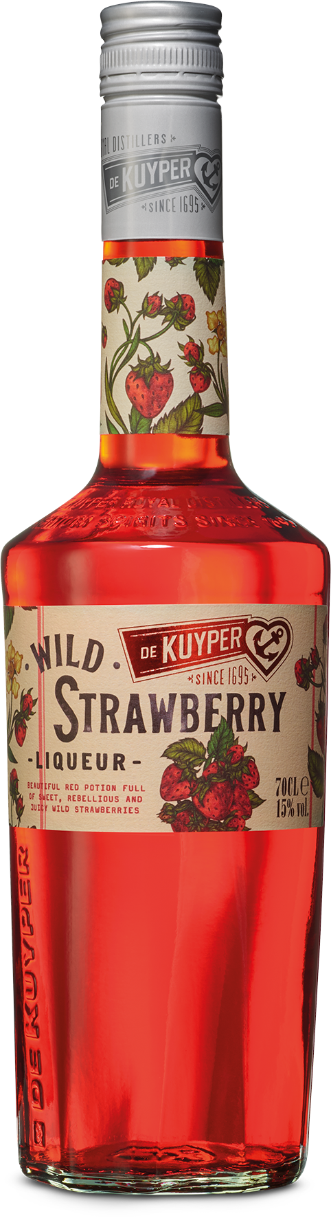 De Kuyper Wild Strawberry Likör NV  0.7 L Flasche