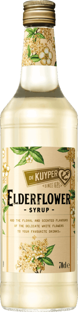 De Kuyper Holunderblüten (Elderflower) Sirup NV  0.7 L Flasche