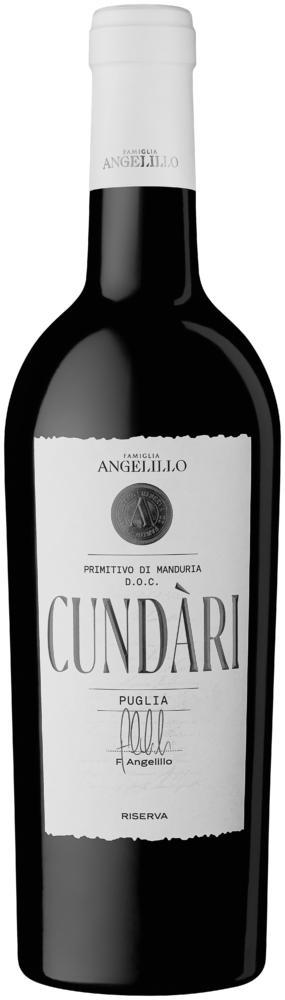 Famiglia Angelillo Cundari Di Manduria Riserva 2018  0.75 L Flasche