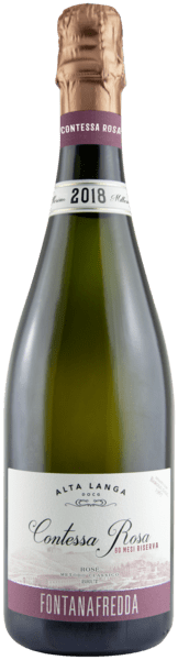 Fontanafredda Brut Rosé Contessa Rosa Alta Langa Docg 2018  0.75 L Flasche