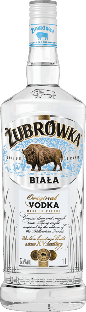 Zubrowka Biala NV  1 L Flasche