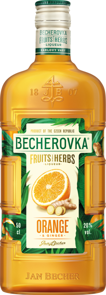 Becherovka Orange And Ginger NV  0.5 L Flasche