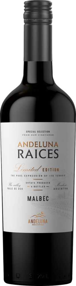 Andeluna Cellars Raices Malbec Wo Mendoza 2025  0.75 L Flasche
