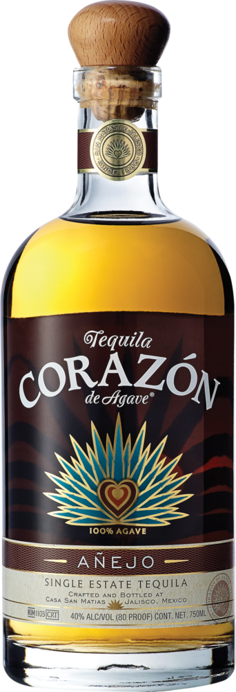 Sazerac Corazon Tequila Anejo NV  0.7 L Flasche