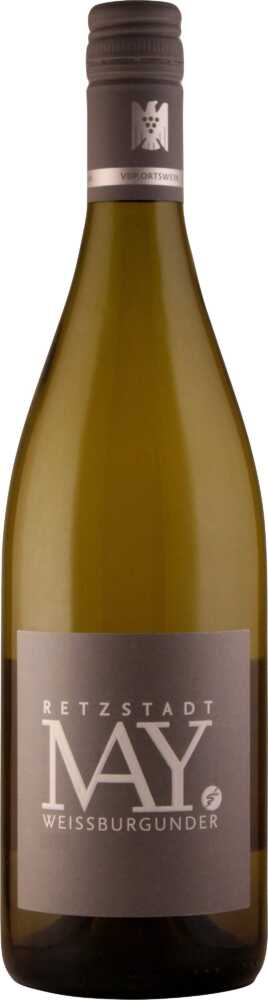 Rudolf May Weißburgunder Retzstadt Qw Franken 2022  0.75 L Flasche
