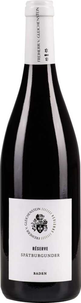 Weingut Freiherr von Gleichenstein Spätburgunder Réserve Trocken Qw Baden 2021  0.75 L Flasche