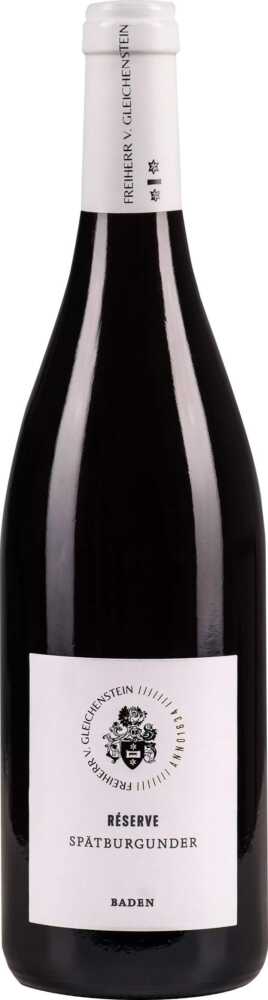 Weingut Freiherr von Gleichenstein Spätburgunder Réserve Trocken 2021  0.75 L Flasche