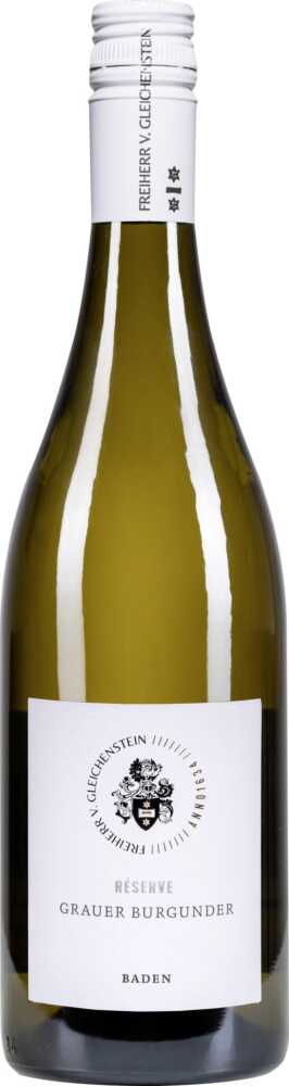 Weingut Freiherr von Gleichenstein Réserve Grauburgunder Trocken Qw Baden 2022  0.75 L Flasche