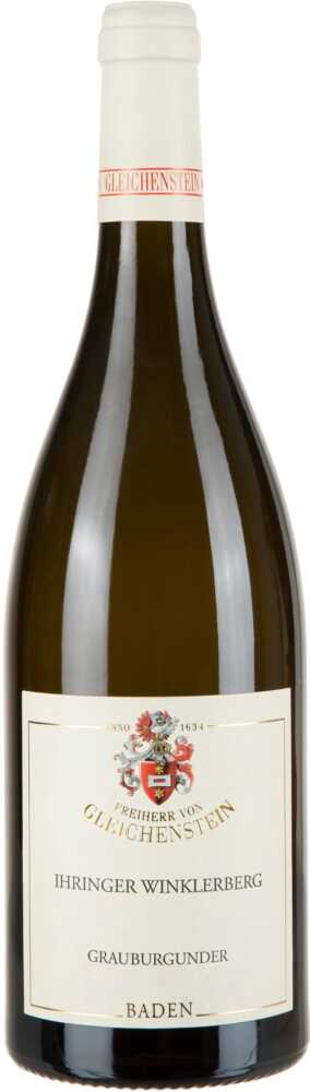 Weingut Freiherr Von Gleichenstein Ihringer Winklerberg Grauburgunder Trocken Qw Baden 2018  0.75 L Flasche