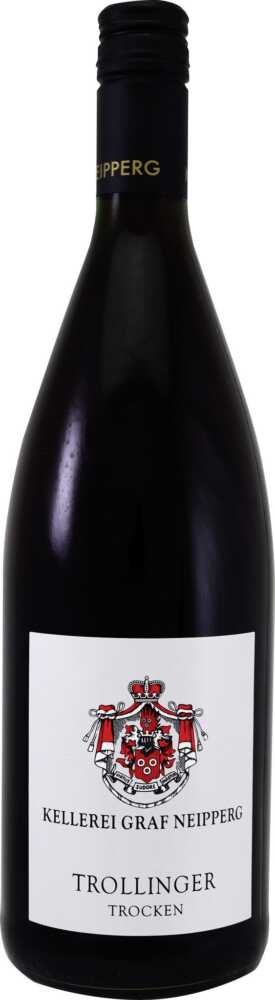 Kellerei Graf Neipperg Trollinger Rotwein Trocken Qw Württemberg 2024  1 L Flasche