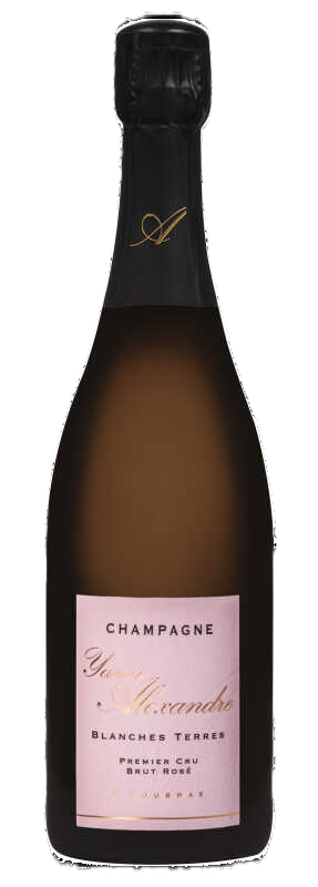 Champagne Alexandre Yann Blanches Terres Brut Rose Premier Cru Champagne NV  0.75 L Flasche