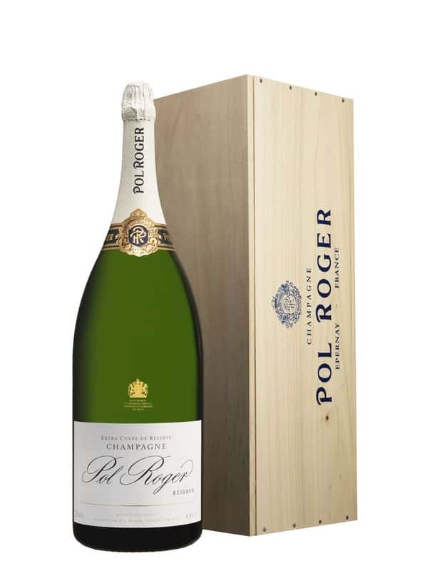 Champagne Pol Roger Brut Réserve Caisse Bois Balthazar NV  12 L Balthasar