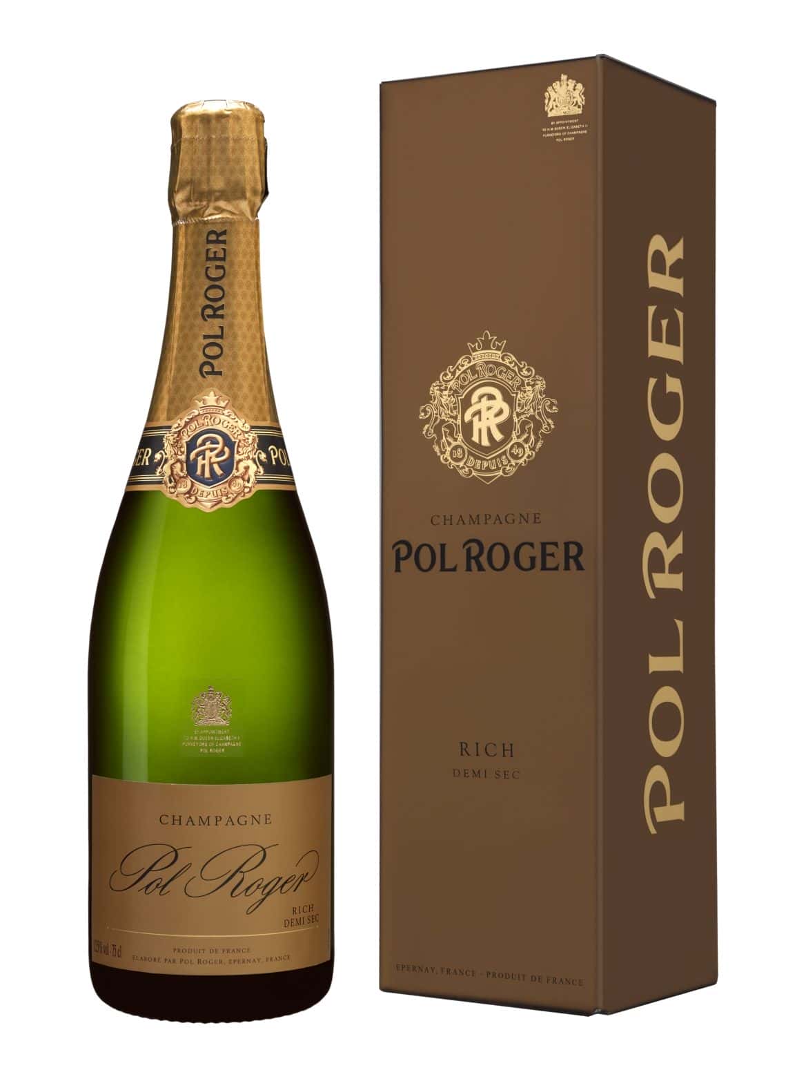 Champagne Pol Roger Rich Etuis NV  0.75 L Flasche