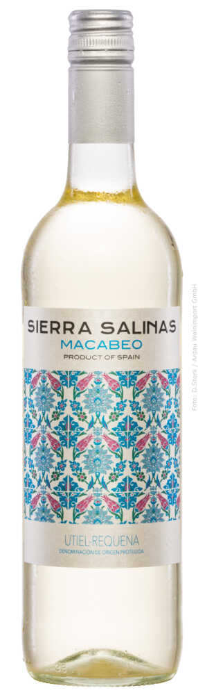 Bodegas Coviñas Sierra Salinas Macabeo Blanco 2023  0.75 L Flasche