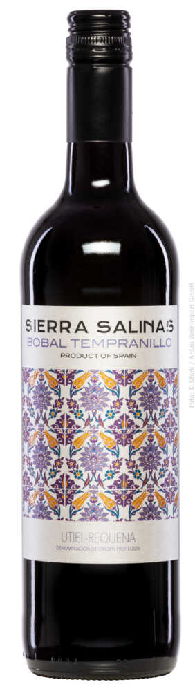 Bodegas Coviñas Sierra Salinas Bobal Tempranillo Tinto 2023  0.75 L Flasche