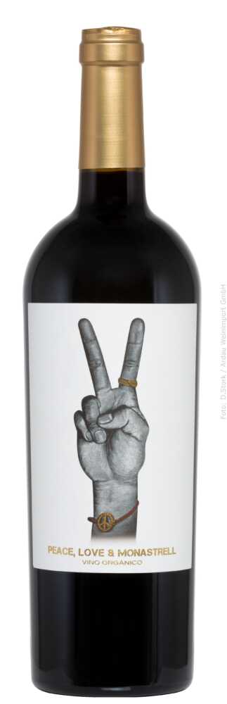 Peace  Love & Monastrell Vino Orgánico