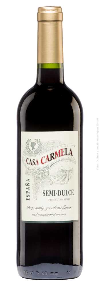 Bodegas Castaño Casa Carmela Semi-Dulce Tinto 2024  0.75 L Flasche