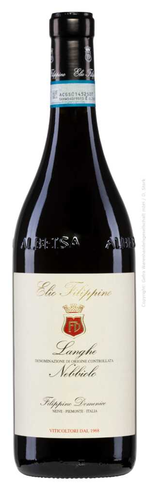 Elio Filippino Langhe Nebbiolo D.O.C. (Nebbiolo D Alba 2023  0.75 L Flasche