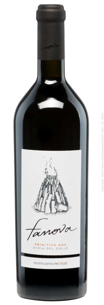 Terrecarsiche1939 Primitivo Fanova D.O.C. Gioia Del Colle 2022  0.75 L Flasche