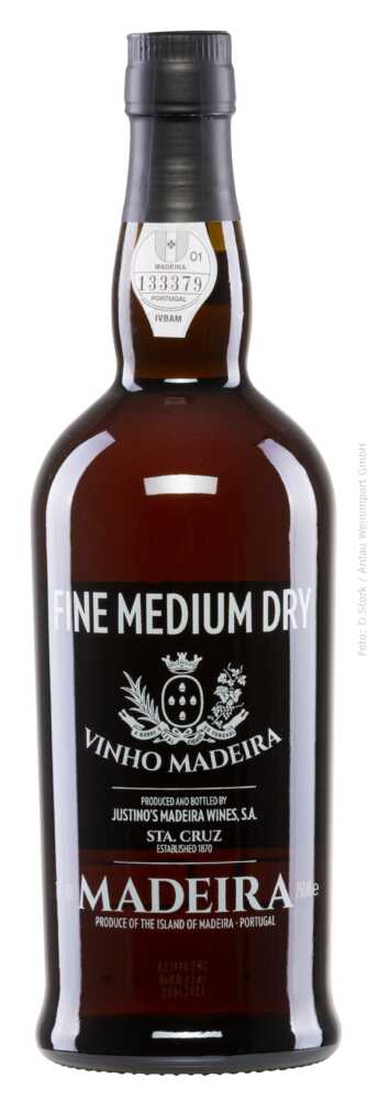 Justino's Madeira Fine Medium Dry NV  0.75 L Flasche