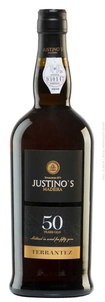 Justino's Madeira Terrantez 50 Years Old In Gp Runddose NV  0.75 L Flasche