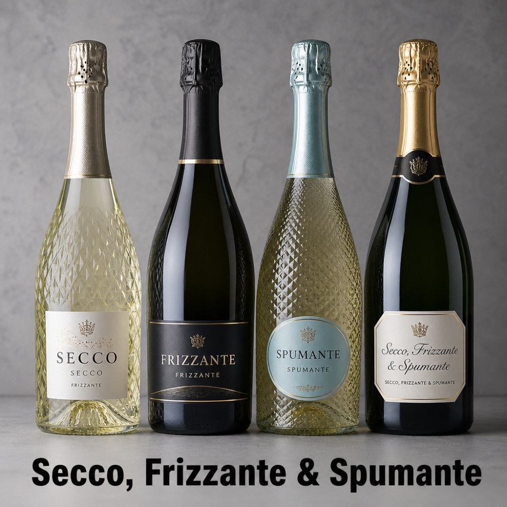 Secco, Frizzante & Spumante
